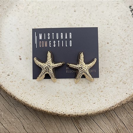 Brinco Estrela do Mar - Dourado