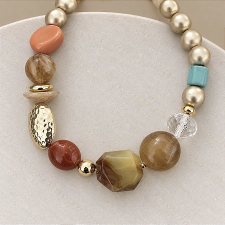 Colar Boho Rafa - Dourado
