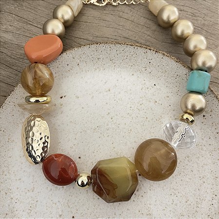 Colar Boho Rafa - Dourado