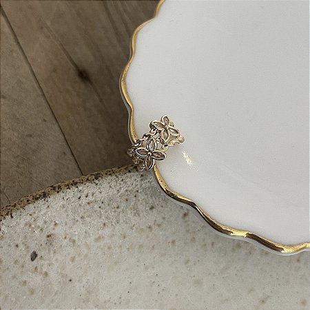 Piercing Flor - Dourado