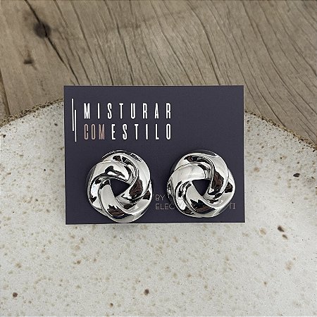 Brinco Rosca - P - Ródio