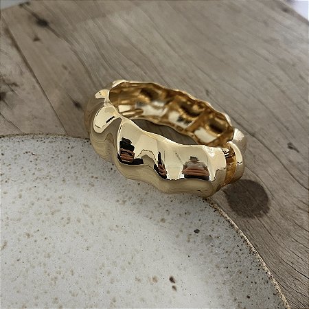 Bracelete Orgânico - Dourado