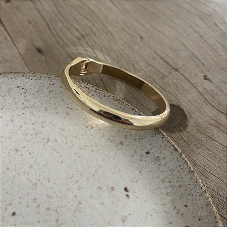 Bracelete Liso Fino - Dourado