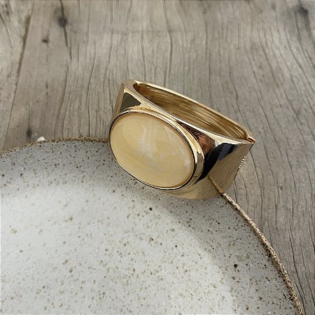 Bracelete Petra Pedra - Marfim