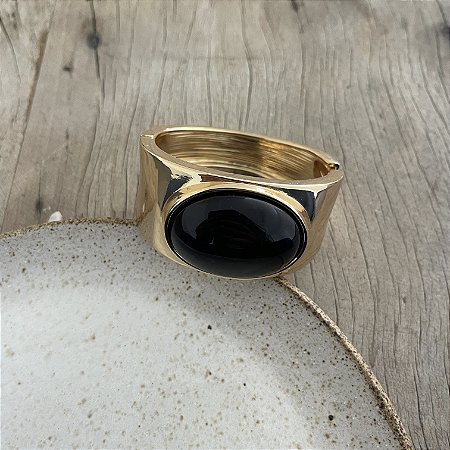 Bracelete Petra Pedra - Preto