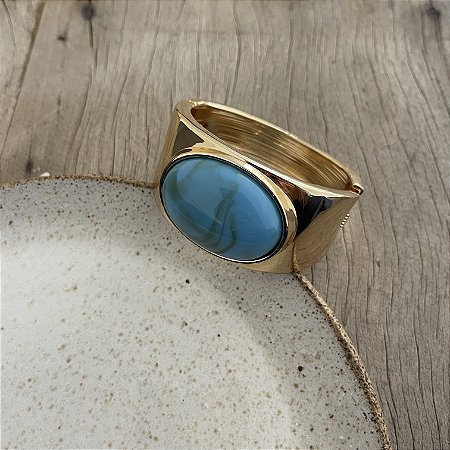 Bracelete Petra Pedra - Turquesa