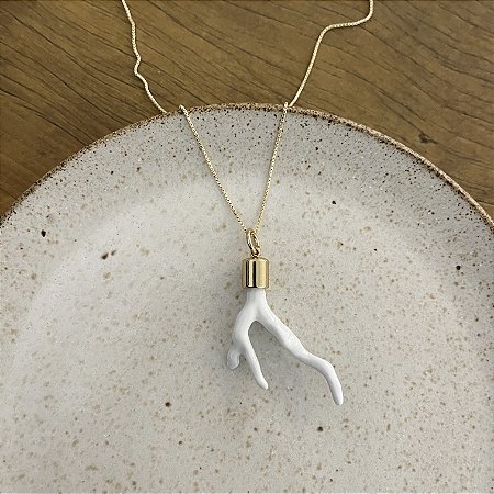 Colar Coral - Branco
