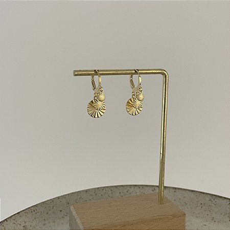 Argola Betina Trio Canelado