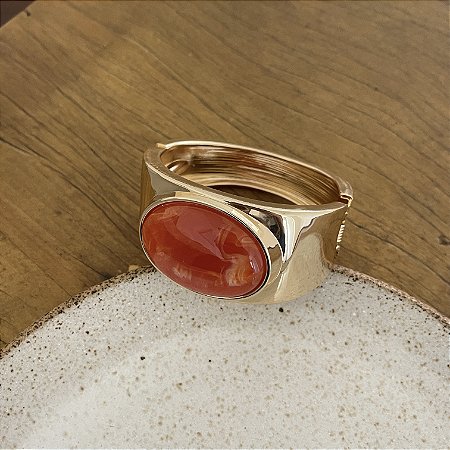 Bracelete Petra Pedra - Terracota