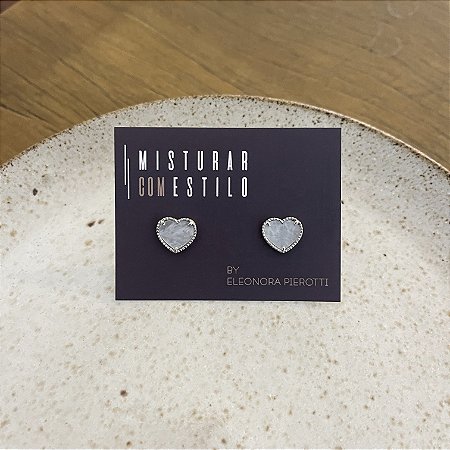 Brinco Amore Madrepérola - Ródio