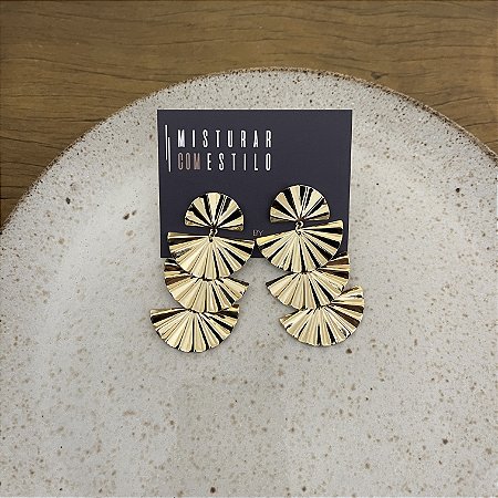 Brinco Quatro Leques - Clássico