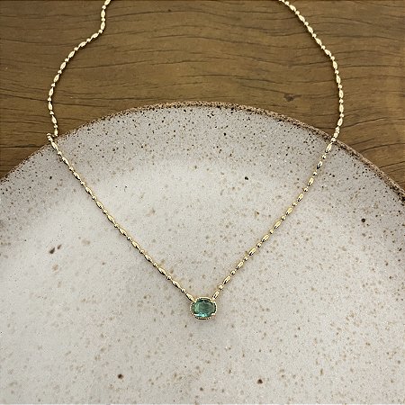 Colar Esferas e Paraíba Verde