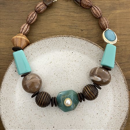 Colar Boho Rafa - Turquesa