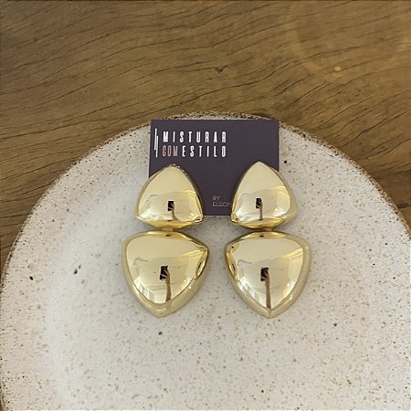 Brinco Orla Max - Dourado