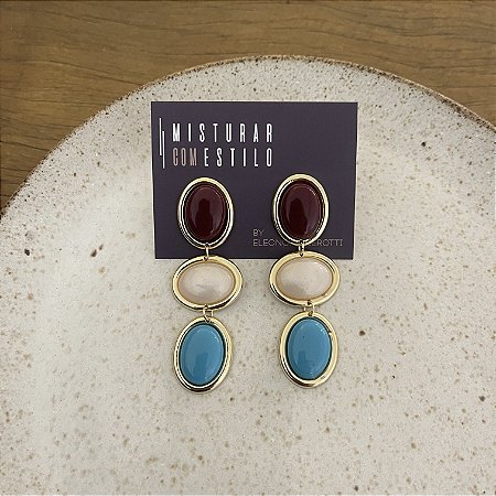 Brinco Orla Triplo - Marsala