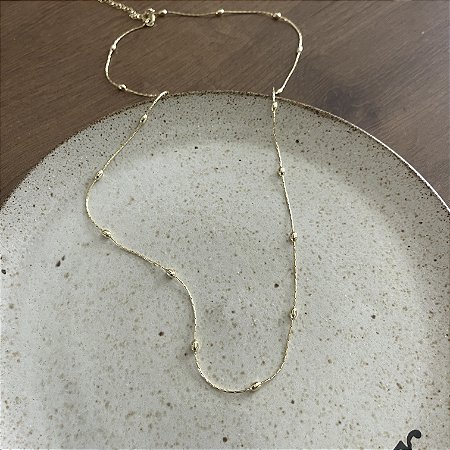 Colar Orla Fio Dourado