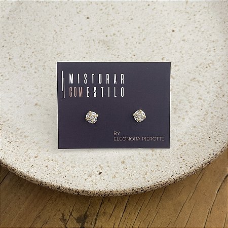 Brinco Orla Pavê de Zircônias - P