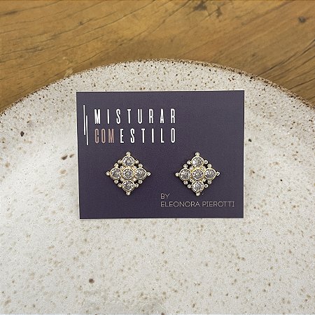 Brinco Thais Clássico - Dourado