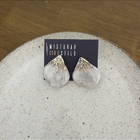 Brinco Gota Orgânica Madrepérola