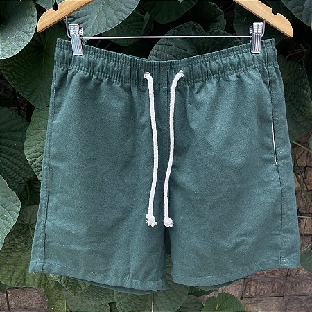 Short - Linho Verde Bandeira