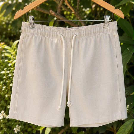 Short - Linho Areia