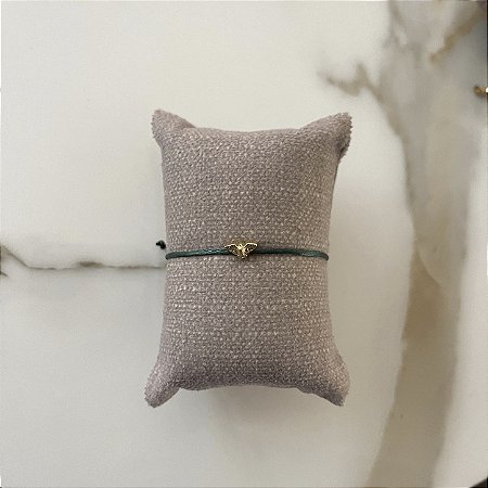 Pulseira de Seda Espírito Santo - Verde