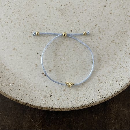 Pulseira de Seda Espírito Santo - Azul
