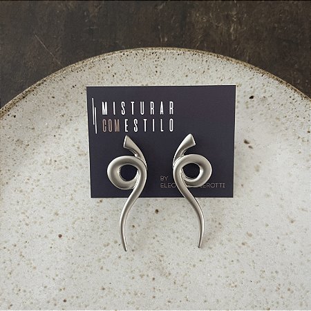 Brinco Lumière Nó - Ródio