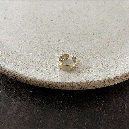 Piercing Lumière Martelado - Dourado Fosco