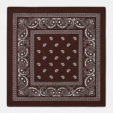 Lenço - Bandana Marrom