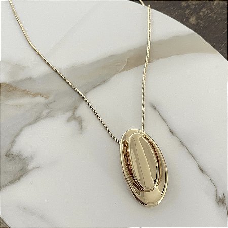 Colar Orla Longo Duplo - Dourado