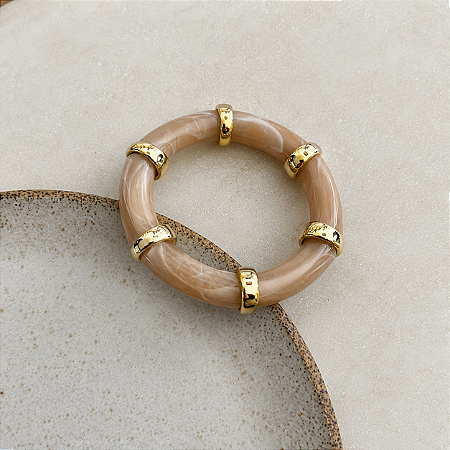 Pulseira Boho - Nude Mesclado