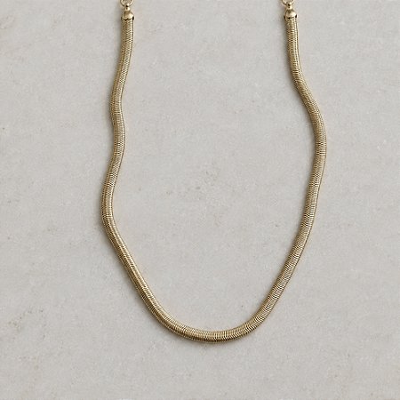 Colar Orla Malha - Dourado