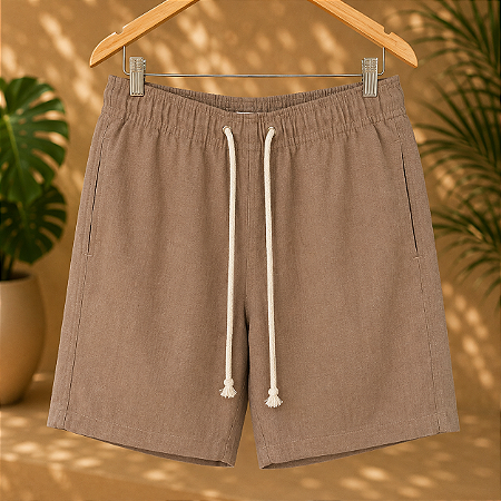 Short - Linho Cappucino