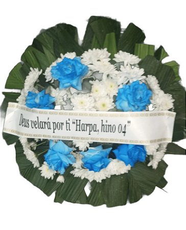 Coroa de flores ( de chão)