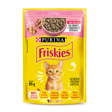Friskies Sache Filhotes Carne 85g