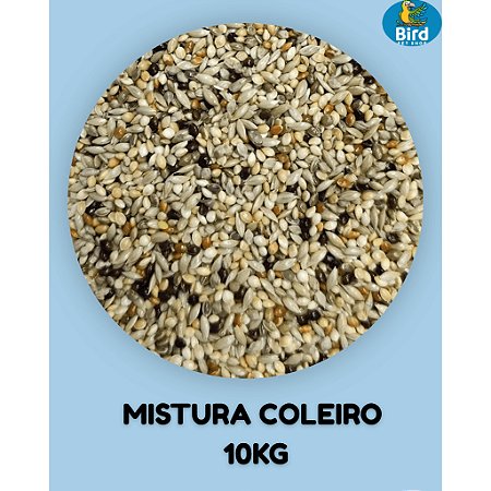 Mistura para Coleiro 10kg - Alimentação Completa e Balanceada para Pássaros
