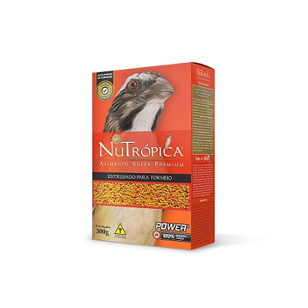 Nutrópica Trinca-Ferro Power 300g Alimento Super Premium para Trinca-Ferro de Torneio