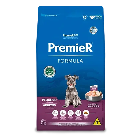 PremieR Formula Filhotes Raças Pequenas Criador Frango 20kg