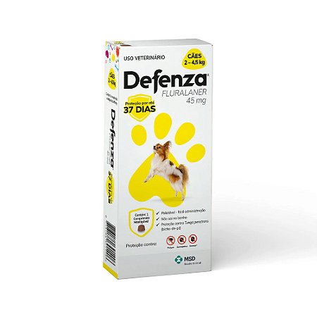 Defenza 45mg 2 a 4,5kg – 1 Comprimido