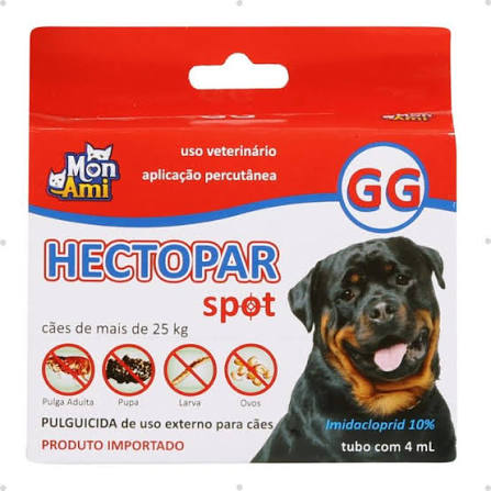 Hectopar Cães GG 4ml – Acima de 25kg