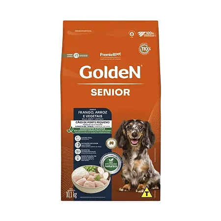 GoldeN Formula Cães Sênior Mini Bits Frango 10,1kg