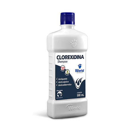 Shampoo Clorexidina World Veterinária 500ml