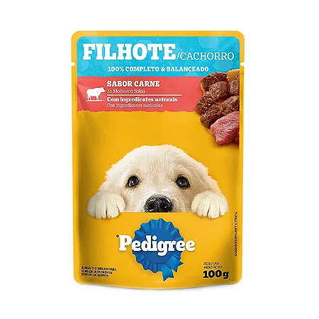 Pedigree Sachê Filhotes Carne ao Molho 100g