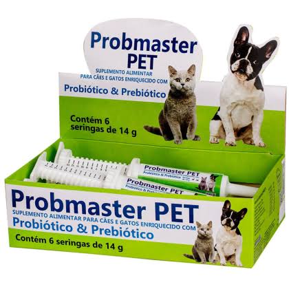 Probmaster Pet Probiótico e Prebiótico 14g