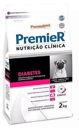 Ração diabetes raças pequenas Clearance