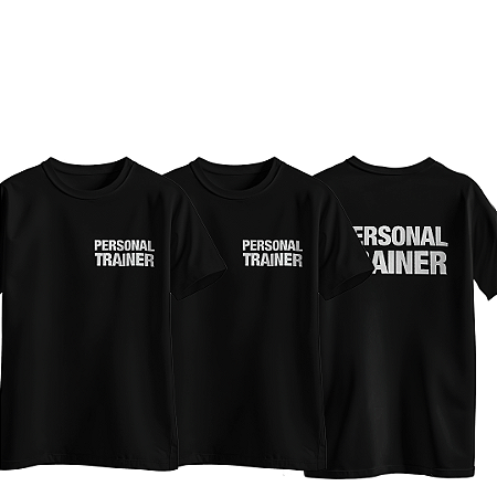 Combo 3 Camisetas Poliamida Personal Trainer