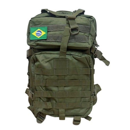Mochila tática Verde Militar.