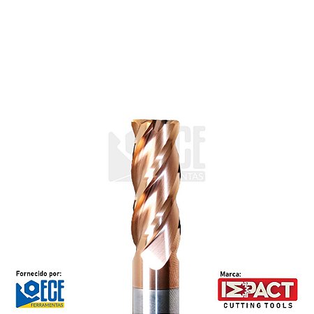 Fresa Toroidal Metal Duro 55HRC 4C R1.0 6mmx15x75 H6
