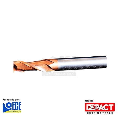 Fresa Reta Metal Duro 55HRC 2C 3mmx8x50 H3